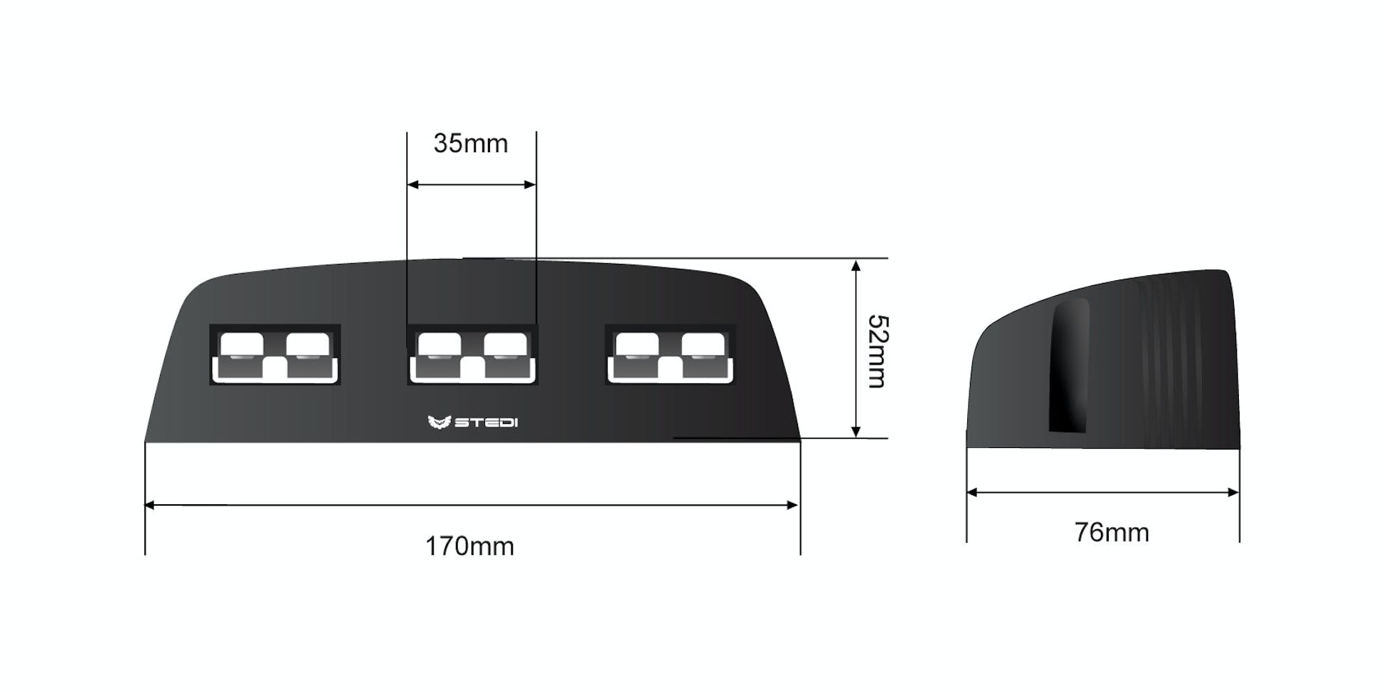 STEDI Anderson Surface Mount | Triple